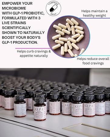 GLP-1 Supplement Weight Loss - Reduce Hunger & Cravings, Support Fat Loss & Weight Management, Naturally Boost GLP1 Production, Appetite suppressant for Women - Vegan & Gluten Free (30 Capsules) Slide 4