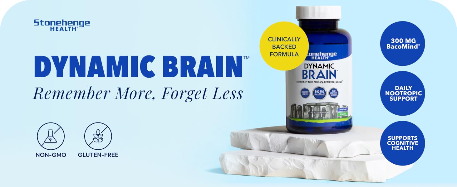 Stonehenge Health Dynamic Brain - Remember More, Forget Less