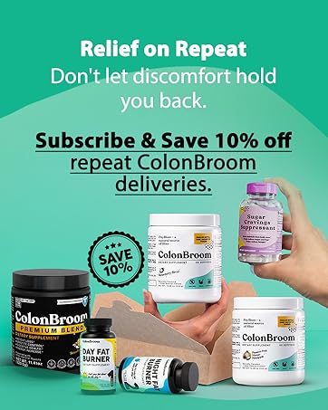 ColonBroom GLP-1 Weight Management Supplement for Women & Men - GLP1 Supports Gut Health, Metabolic Wellness & Appetite Regulation for Diet - Vegan, Gluten-Free, Non-GMO Diet Fiber Capsules - 60 Count