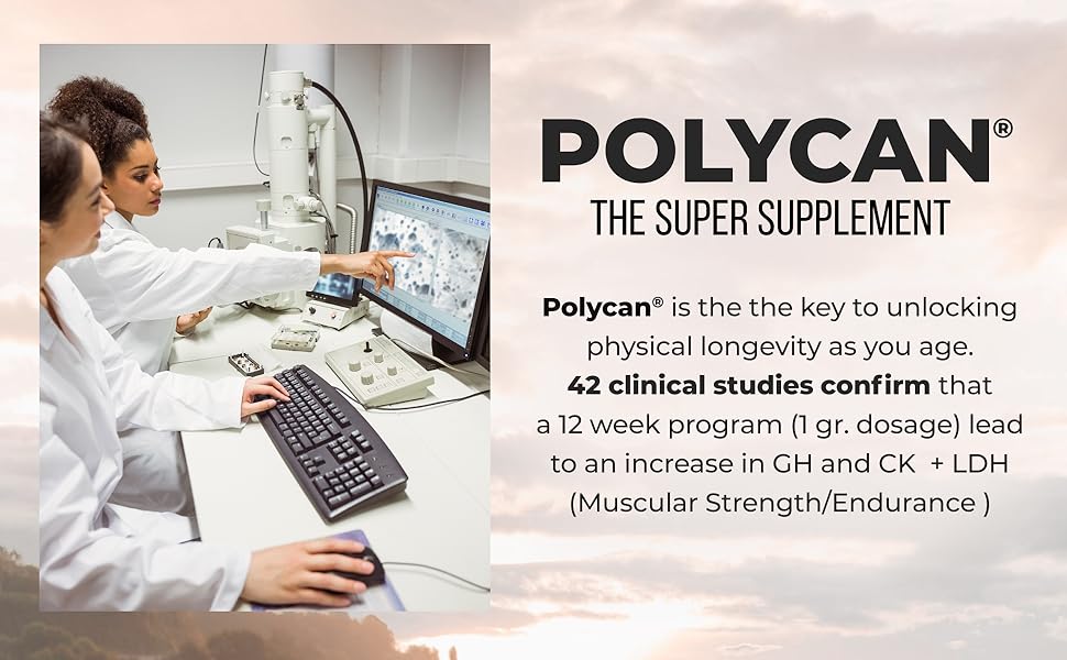 Prevents Muscle Loss and Supports Bone, Joint, and Immune Health – Powered by Clinically Proven Polycan Fermented Beta-Glucan (60 Capsules) The Super Supplement