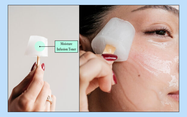 2025 Skincare Trends - 6 Predictions from a Celebrity Esthetician Ice cubes made with toner