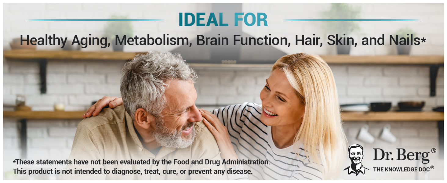 Dr. Berg Whole Food Multivitamin with Minerals - Daily Multivitamin for Men and Women - Includes Premium Whole Food Fruits and Vegetable Blend with Folate, Alpha-lipoic Acid and More - 60 Capsules Dr. Berg Whole Food Multivitamin Premium A+ Content Multivitamin and Mineral Support
