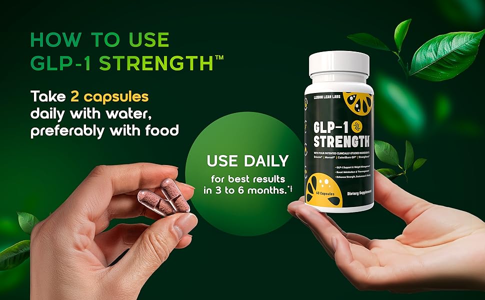 GLP-1 Supplement for Women & Men - Weight Management, Gut Health & Metabolism Support - Promotes Fat Burning & Lean Body Mass - Vegan, Gluten Free, Non-GMO - 60 Count lean body, boost glucose control, glp1 supplement, thermogenic fat burner, belly fat burner, glp pre