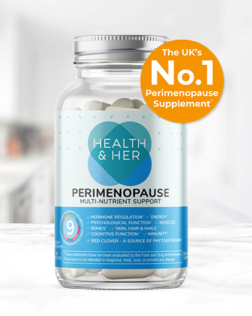 Health & Her Weight Management Probiotics for Women - Perimenopause & Menopause Supplement - Clinically Studied 50bn CFU Probiotics to Support Gut Health, Energy, Mood & Mind, Vegan (60 ct - 1 Month) health & her