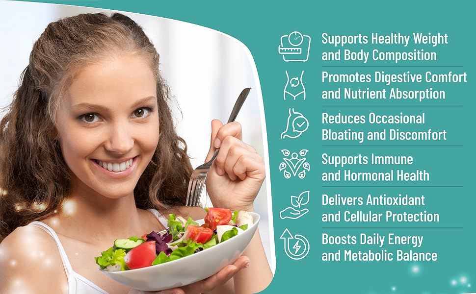 GLP-1 Probiotic Supplement for Weight Loss - Daily GLP1 Booster for Women Men to Support Metabolism Healthy Gut & Boost Fat Burn - Natural Oral GLP-1 Activator with Berberine HCl & Probiotics GLP-1 supplement stops food noise boosts weight burning energy metabolism