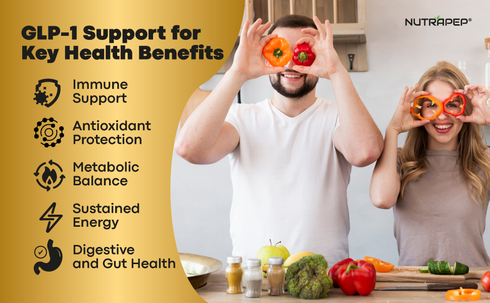 GLP-1 Probiotic Weight Loss Support Supplement - GLP 1 Booster with Berberine for Support Fat Burn GP1 GL1P supplement supports immune health, energy, digestion, and metabolic balance