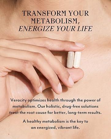 Veracity Metabolism Ignite - Boosts GLP-1 to Reduce Appetite and Cravings for Clinically Proven Weight Loss - Natural GLP-1 & Metabolic Support Supplement - Burns Fat - Side Effect Free - 30 Serving transform