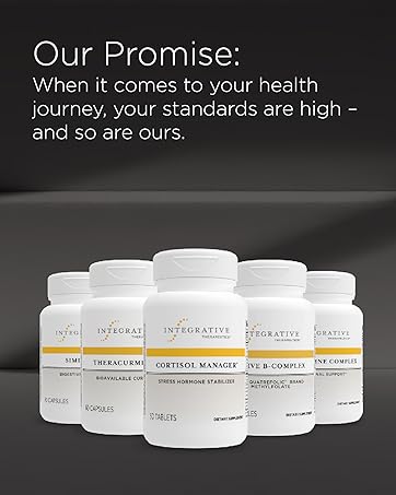 Integrative Therapeutics Cortisol Manager - Adrenal Health Support Supplement for Healthy Stress Response* - Vegan, Dairy-Free & Gluten-Free - 30 Tablets (15 Servings) 8
