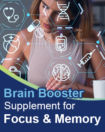 Brain Supplements for Memory & Focus - Nootropic with Bacopa Monnieri, Lion's Mane, Alpha GPC, Phosphatidylserine | Supports Mental Clarity & Cognitive Function | Vitamin B6 & B12-120 Capsules Brain Supplements for Memory & Focus