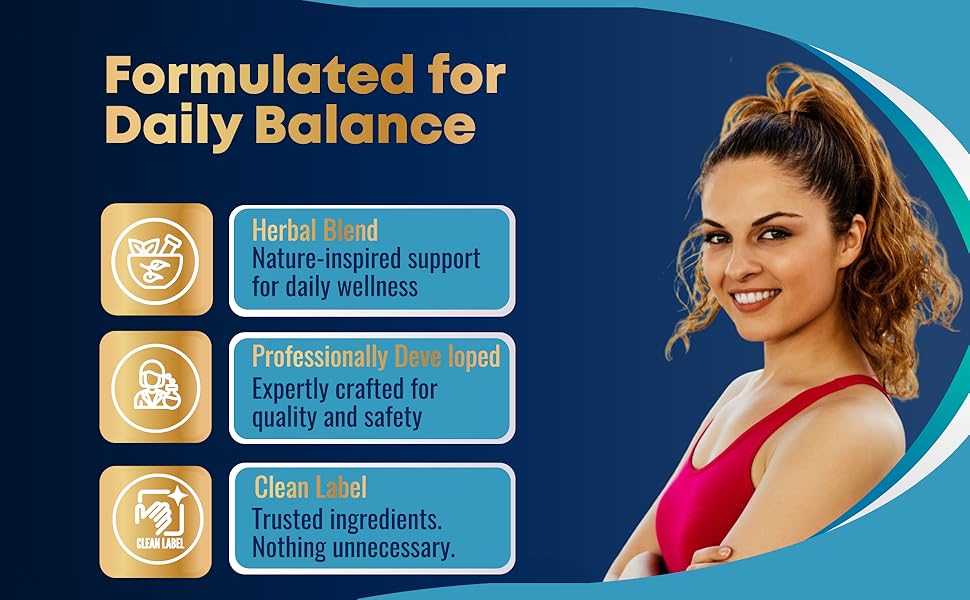 GLP-1 Probiotic Weight Loss Supplement - Women Men GLP1 Booster with Berberine - Natural GLP 1 Daily Oral Appetite Suppressant Hunger Control Metabolism Fat Burn & Gut Health Support Daily balance features: herbal blend, professionally developed, clean label ingredients