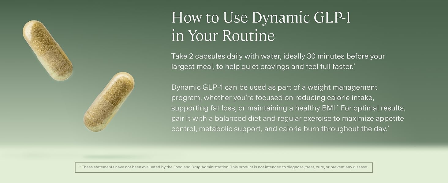 Stonehenge Health Dynamic GLP-1 Weight Management Supplement for Women and Men, 550mg Berberine, Akkermansia, Supports Appetite Regulation, Metabolic Wellness, Gut Health, Vegan, Non-GMO - 60 Veg Caps Stonehenge Health GLP-1 Supplement