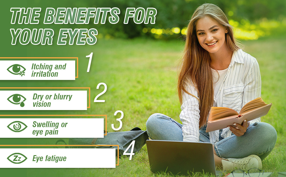 Eye Vitamin & Mineral Supplement for Eye Health, Contains Lutein, Zeaxanthin, Vitamin C, Zinc, and Vitamin E, Supports Macular Health and Relief from Dry Eyes (90 Count) Eye Supplements Contains Zinc, Vitamins C/E