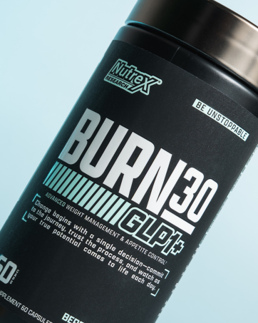 BURN30 GLP-1 Supplement - Super Berberine Weight Management Support GLP1 Naturally | Advanced Appetite Control & Metabolism Support with Clinically Studied Ingredients | Stimulant Free