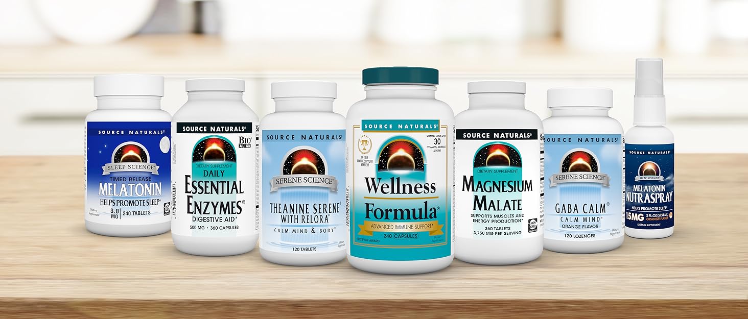 Source Naturals Wellness Formula, Advanced Immune Support*, Bio-Aligned Vitamins & Herbal Defense - Immune System Support Supplement & Immunity Booster - 120 Capsules