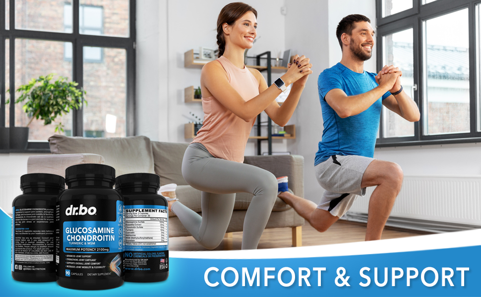 joint health supplement glucosamine sulfate chondroitin joints msm turmeric capsules men women pills