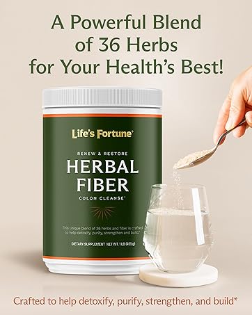 Life's Fortune Liquid Multivitamin for Adults Men & Women, Teens – High Absorption Daily Vitamins – Trace Minerals, Amino Acids with Biotin, L-Arginine, Potassium – Tropical Flavor, Sugar Free, 32 oz Herbal Fiber, Colon Cleanse, Natural Products, Detox