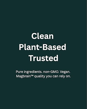 Kappa Nutrition Powered by Magbrain™ Magnesium L-Threonate Plant-Based, 420mg Elemental Magnesium (3 Capsules) from 2,253mg, 120 Vegan Capsules, Brain, Sleep & Muscle Support. Clean Plant-Based