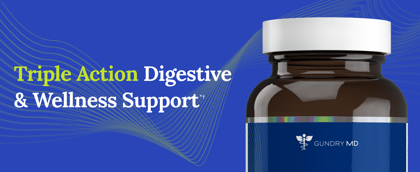 Gundry MD® Bio Complete 3, 3-in-1 Probiotics for Gut Health, Probiotic Supplements for Digestion, Supplement Supporting Bloating, Gas, Food Cravings, Energy Levels, Skin, and Focus, 30 Day Supply gut health blend digestion microbiome