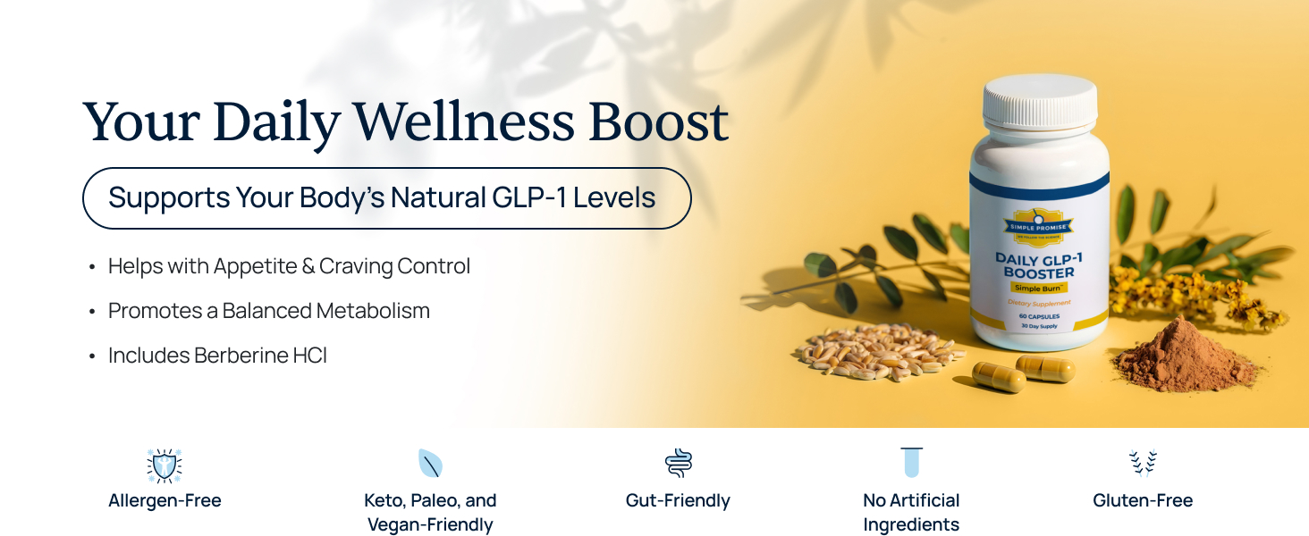 Natural GLP-1 weight loss supplement for women appetite suppressant and metabolism booster