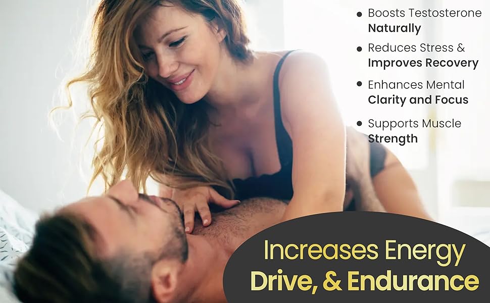 Testosterone Booster for Men Ultra Strength (3rd Party Tested) Maca, Horny Goat Weed, Tongkat Ali, Tribulus - Premium Testosterone Supplement for Men Male Enhancing Libido Test Booster - Builder Pills Testosterone