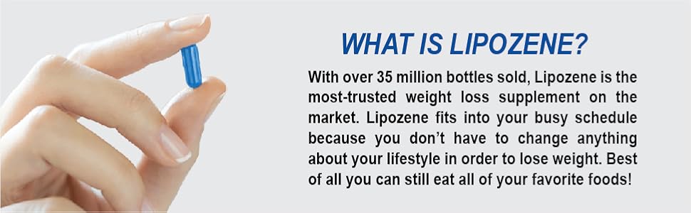 Lipozene® Diet Weight Loss Supplements - 1 Bottle 30 Capsules - x
