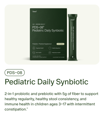 Seed DS-01 Daily Synbiotic - Prebiotic and Probiotic for Women & Men - Digestive Health, Gut Health, Immune Support, Bloating & Constipation Relief - Vegan & Shelf-Stable - 60 Capsules (30-Day Supply) PDS-08 Pediatric Daily Synbiotic