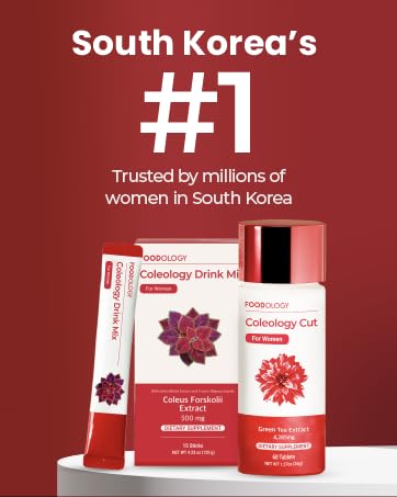 FOODOLOGY Coleology Cutting Stick Jelly – Supports Appetite Suppressant, Boost Metabolism & Control Cravings, Garcinia Cambogia HCA, Chia Seeds, Pomegranate Flavor Korean Supplement – 10 Sachets FOODOLOGY Red Bottle Coleology Drink Mix Health Management Water Drink Mix Pomegranate Flavor