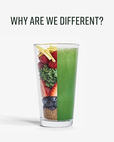 Vibrant Health, Joint Vibrance, Comprehensive Joint and Cartilage Support, Orange Pineapple, 21 Servings Why are we different? Picture of glass with Green Vibrance.