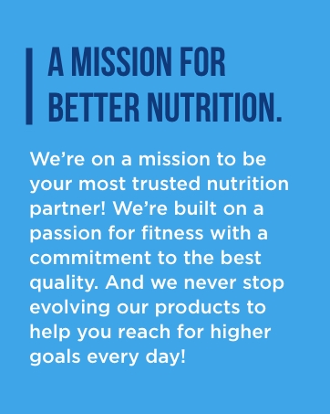 A mission for better nutrition