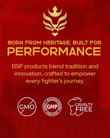 BSP brand promise: Born from heritage, built for performance. GMO-Free, GMP, and Cruelty-Free.