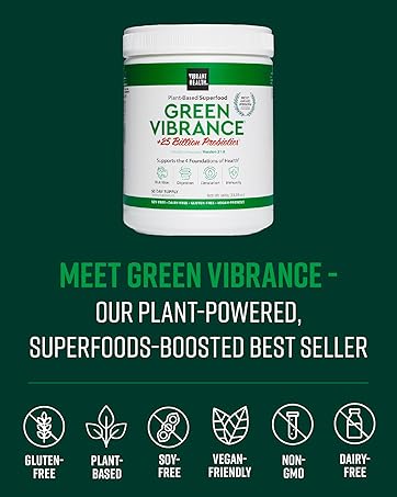Vibrant Health, Joint Vibrance, Comprehensive Joint and Cartilage Support, Orange Pineapple, 21 Servings Meet Green Vibrance