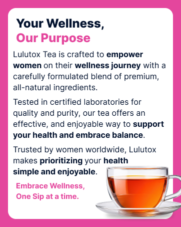 LULUTOX Detox Tea - Slimming Tea with Dandelion and Ginseng to Support Goals for Detox Cleanse, Flat Belly, Bloating, Healthy Weight and Digestive Health - Women & Men - Peach Flavor (28 Servings) slimming tea, women tea