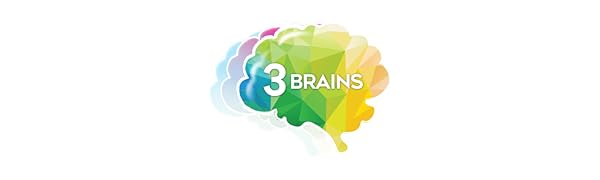 Natural Factors 3 Brains, Higher Thoughts, Support for Cognitive Health and Brain Function, Daily Dietary Supplement, 90 Softgels 3 Brains Logo