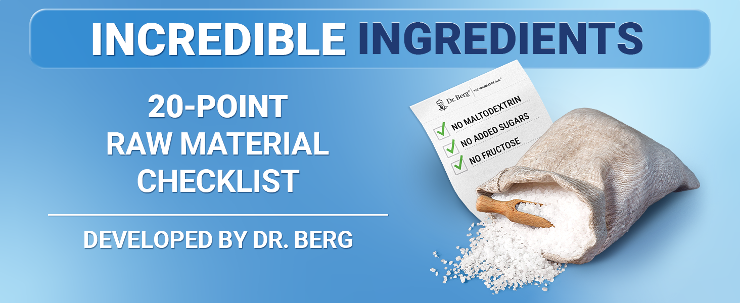 Dr. Berg Probiotic Supplement (60 Billion CFUs) - Helps Ease Occasional Constipation, Diarrhea, Gas & Bloating* - Pre and Probiotics for Digestive Health - 30 Probiotic Capsules Dr. Berg 60 Billion Probiotic Supplement Premium A+ Content