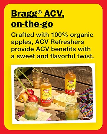 Bragg Organic Apple Cider Vinegar Capsules with Vitamin D and Zinc - 90 Count - Supports Immune System Bragg beverages on the go acv refreshers