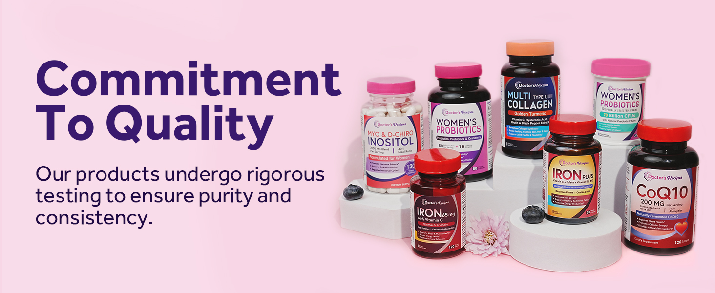Doctor&amp;#39;s Recipes Probiotics for Women is with high quality, purity and potency.