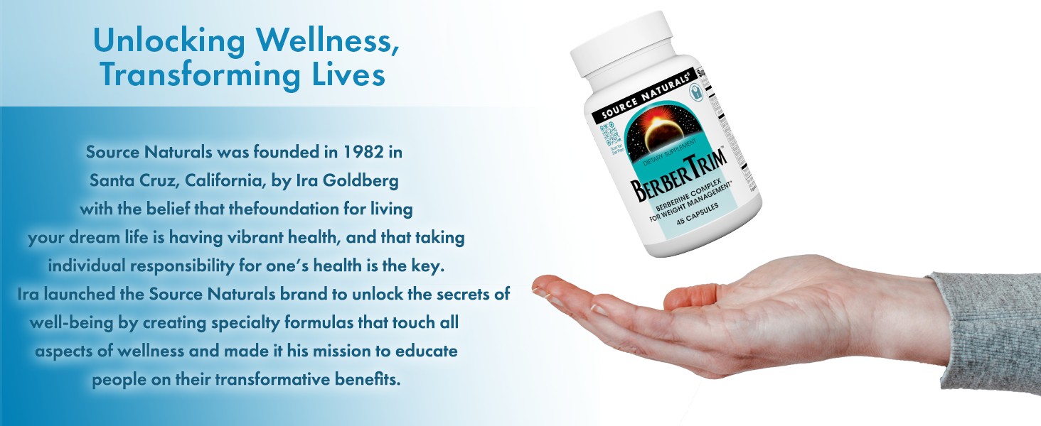 Source Naturals BerberTrim, Berberine Complex for Weight Management*, Vegetarian Capsules (90) Shilajit Extract Desktop