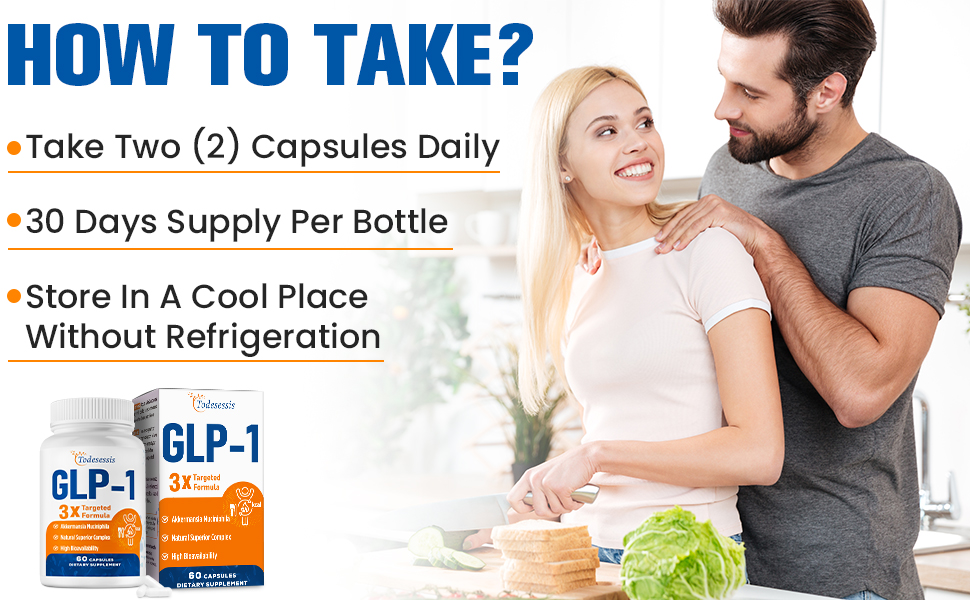 GLP-1 Supplement for Women, 3X Targeted Formula, Gentle on the Stomach, GLP-1 with Akkermansia Probiotic, Berberine HCI & Chicory Inulin, Natural GLP1 for Digestion & Gut Health - Vegan, 60 Capsules glp 1 supplement 1000mg