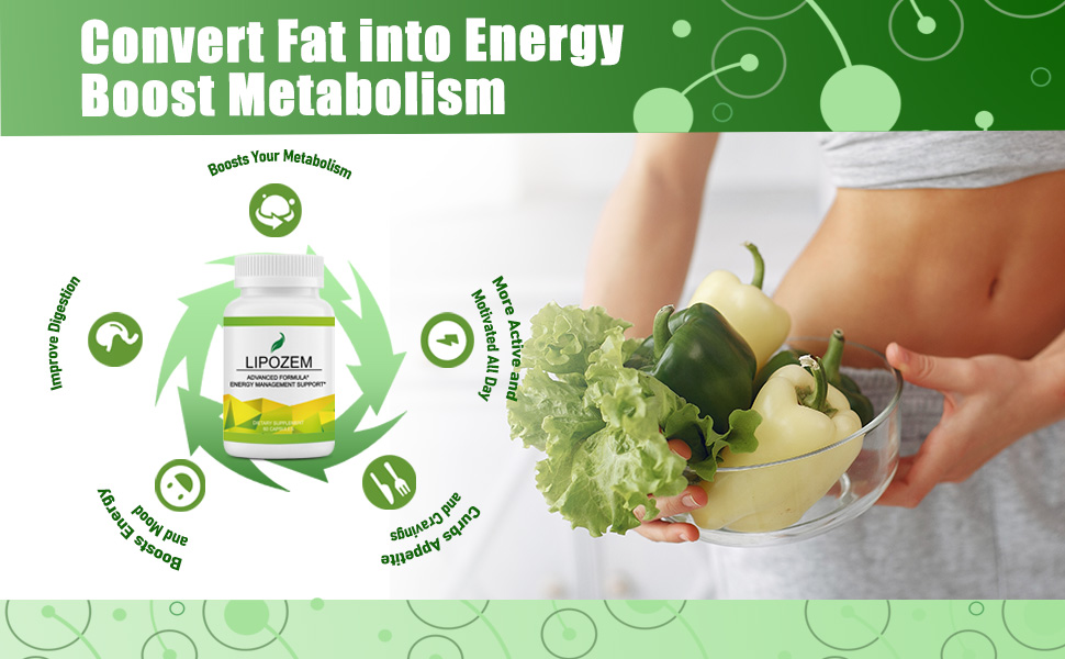 Lipo-zem Weight Loss Capsules, Support Natural Weight Management, Third-Party Tested, Vegan, Gluten Free, Non GMO, 60 Capsules Good solution