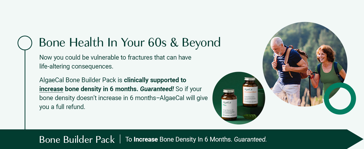 ALGAECAL Organic Red Algae Calcium Supplement for Bone Density, Vitamin K2 MK7 (100mg), Vitamin D3 (1600 IU), Magnesium (350mg) & Trace Minerals & Strength, Easy to Swallow, 120 Veggie Caps calcium supplements for women,calcio para los huesos de mujer,algecal,algeacal,algical,algacal,algea