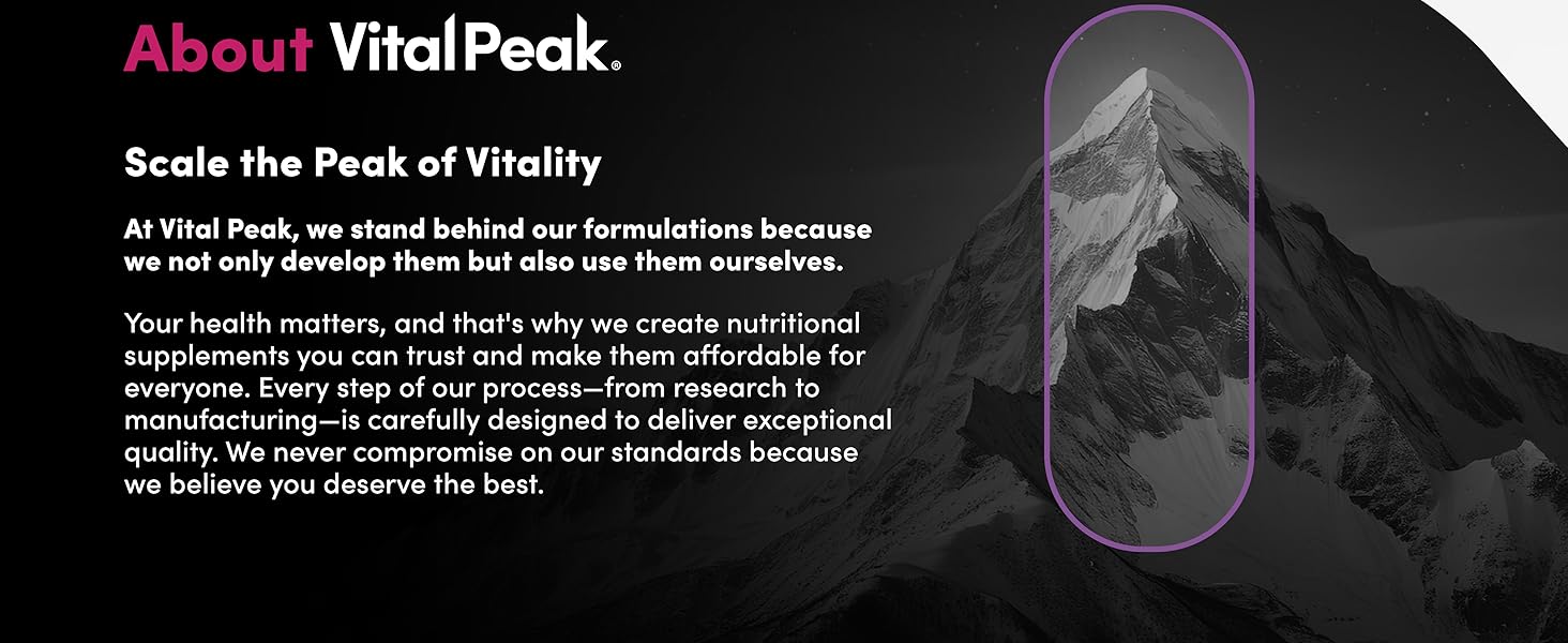 Vital Peak® Hawthorn Peak 900 mg - Supports Heart & Cardiovascular Health - Hawthorn Berry Leaf Extract Supplement - Promotes Overall Wellness - Vegan, Gluten Free, Dairy Free, Non-GMO - 60 Capsules cardiovascular support heart health circulation wellness botanical plant based herbal