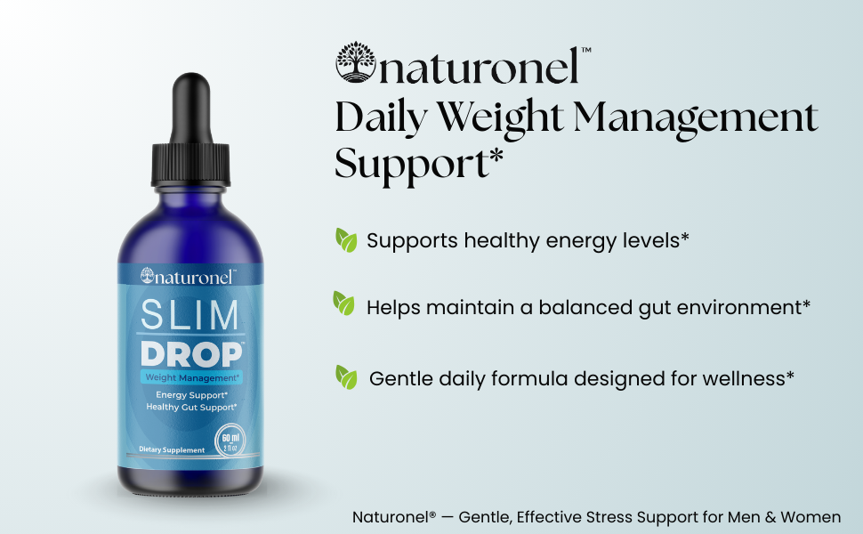 Slim Drop – Best Natural Drops for Men and Women | L-Arginine, L-Glutamine & L-Tryptophan Amino Blend | Liquid Formula with Herbal Extracts for Wellness | Non-GMO | Made in USA, GMP Certified (1) Slim Drop