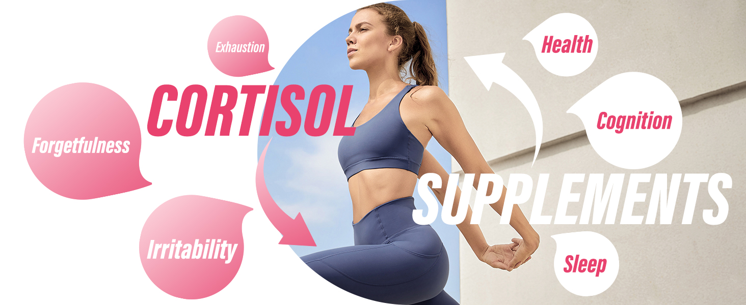 Cortisol Reducer, 17-in-1 Cortisol Supplement for Women, Hormone Harmony for Women with Ashwagandha, Rhodiola Rosea, Magnesium Glycinate, Omega-3, for Mood, Focus, Sleep Support, 60 Capsules Your Health Partner