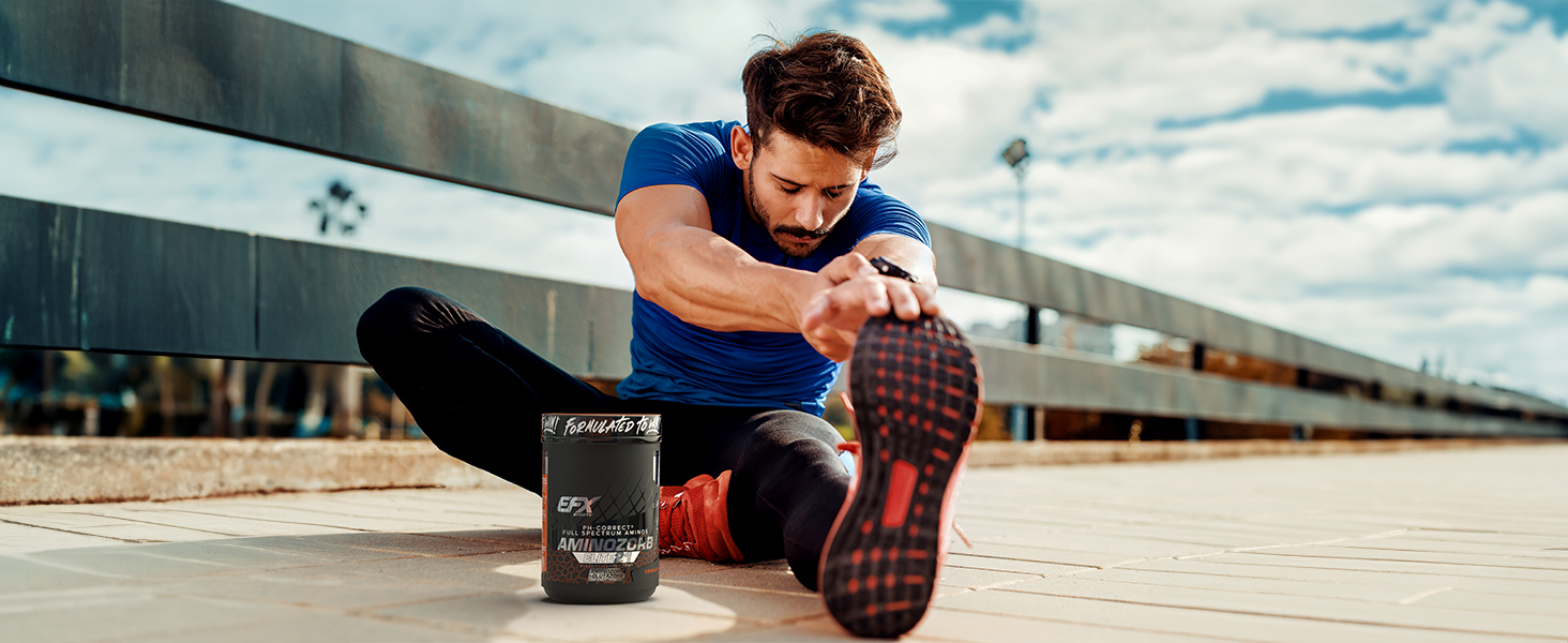 EFX Sports Aminozorb Elite 21 | PH-Correct, Full Spectrum Aminos + Glutamine | Essential & Non Essential Aminos | Zero Sugars | 30 Servings (Pink Bubblegum) Aminozorb