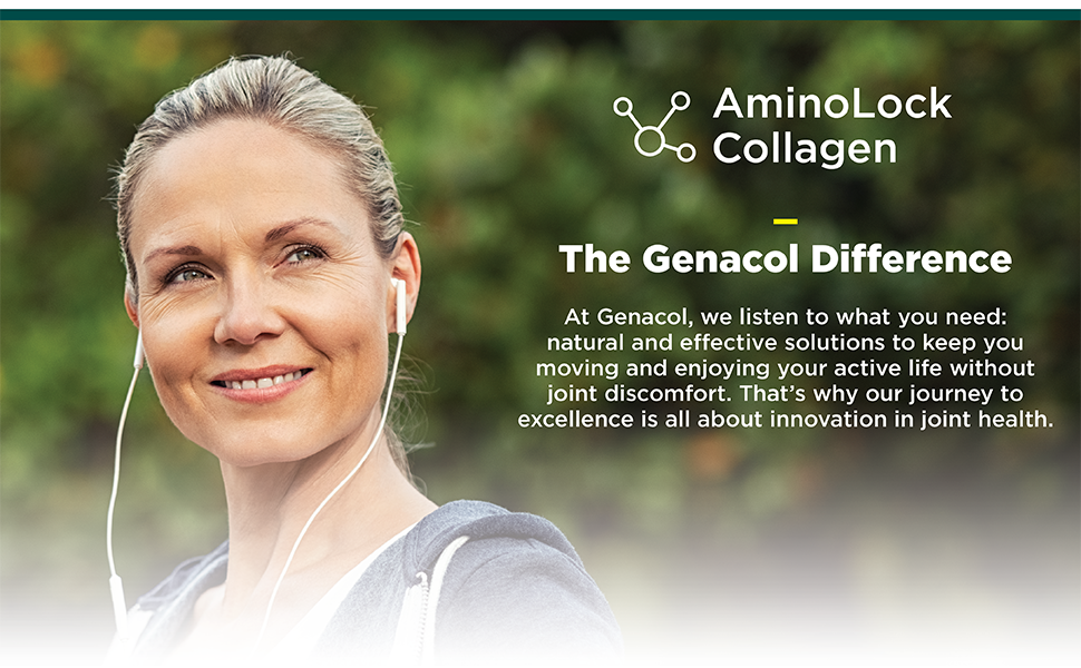Genacol Bone & Joint – Calcium, Vitamin D3, Boron & Ultra-Hydrolyzed Collagen, Health Supplement, Supports Bone Strength, 90 Capsules (30-Day Supply) Genacol's AminoLock Collagen is clinically proven by 3 studies to reduce joint discomfort