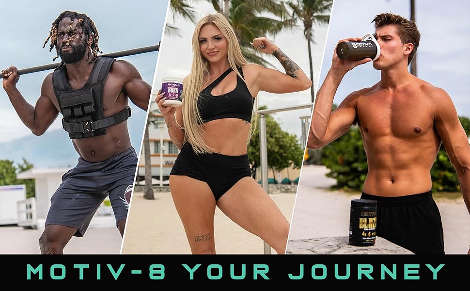 Motiv-8 Pre-Workout Peformance, Sugar Free Pre-Workout, Boost Energy and Focus, Improve Workouts, Enhances Mood (30 Servings, ICY Blue Razz) 1