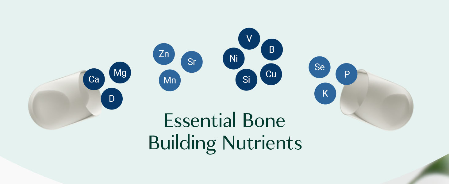 ALGAECAL- Plant Based Calcium Supplement with Vitamin D3 (1000 IU) for Bone Strength, Contains 13 Minerals Supporting Bone Health, Organic Calcium (750 mg) for Women & Men, 90 Veggie Caps, Made in USA