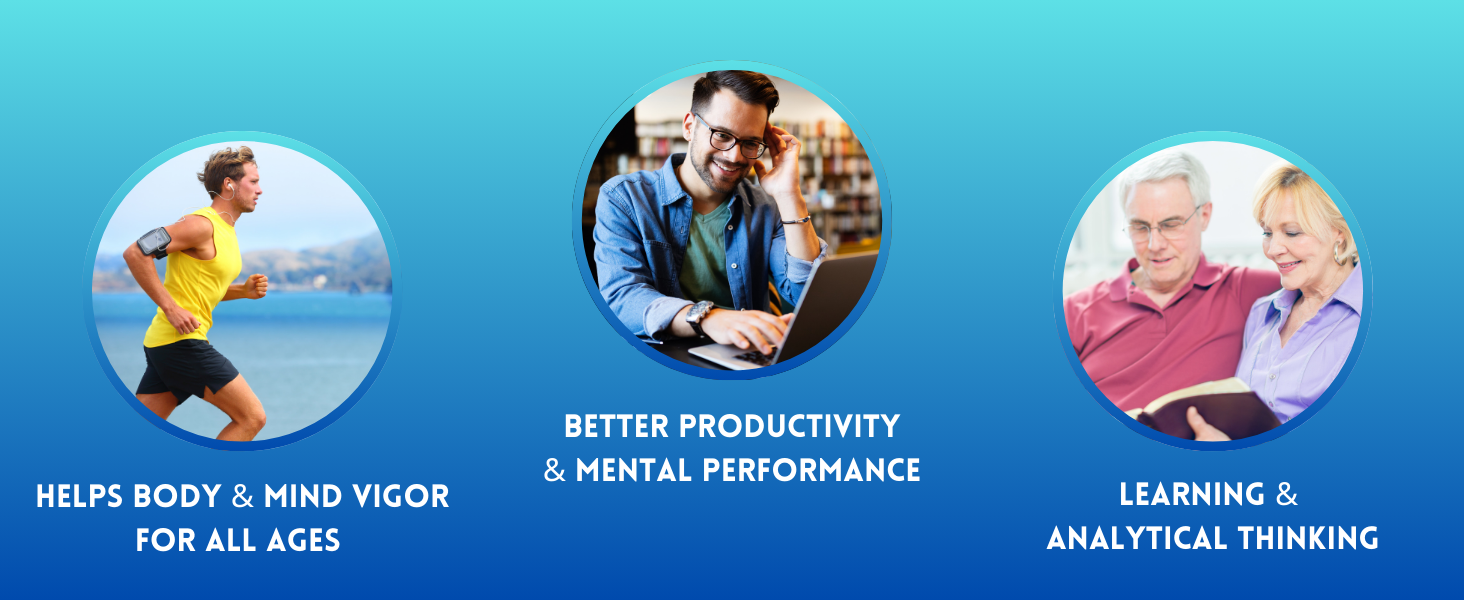 Brain Supplements for Memory & Focus - Nootropic Brain Health - Cognitive Performance, Clarity, Energy, Mental Vigor, Shilajit - Alpha Choline, Lion's Mane, Bacopa, 18 Premium Ingredients brain health mental performance cognitive learning science