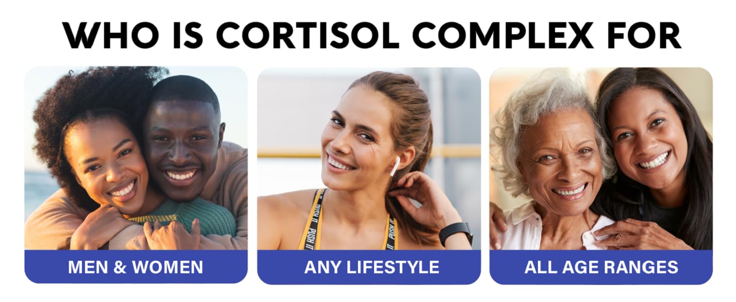 Cortisol Supplement for Women - Holy Basil | Ashwagandha | Rhodiola | L-Theanine - Plant-Based Hormone Balance - Mood, Focus & Sleep Support - Made in USA - Vegan, Non-GMO - 60 Capsules for 2 Months cortisol