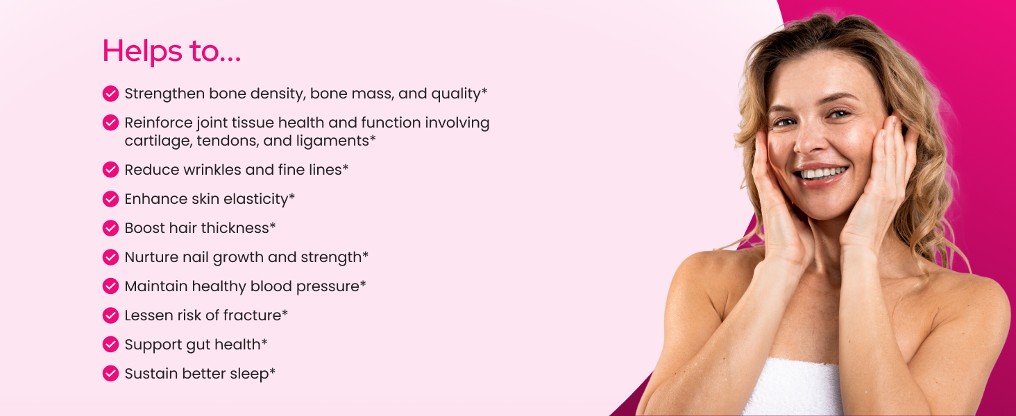 FORTIBONE® Premium Bone Health Collagen Peptides w/FORTIGEL®, VERISOL®, TENDOFORTE® | Clinically-Supported for Bones Joints Skin Hair Nails | Hydrolyzed Collagen Anti-Aging Formula | 30 Servings Healthy Bones Co Collagen peptides